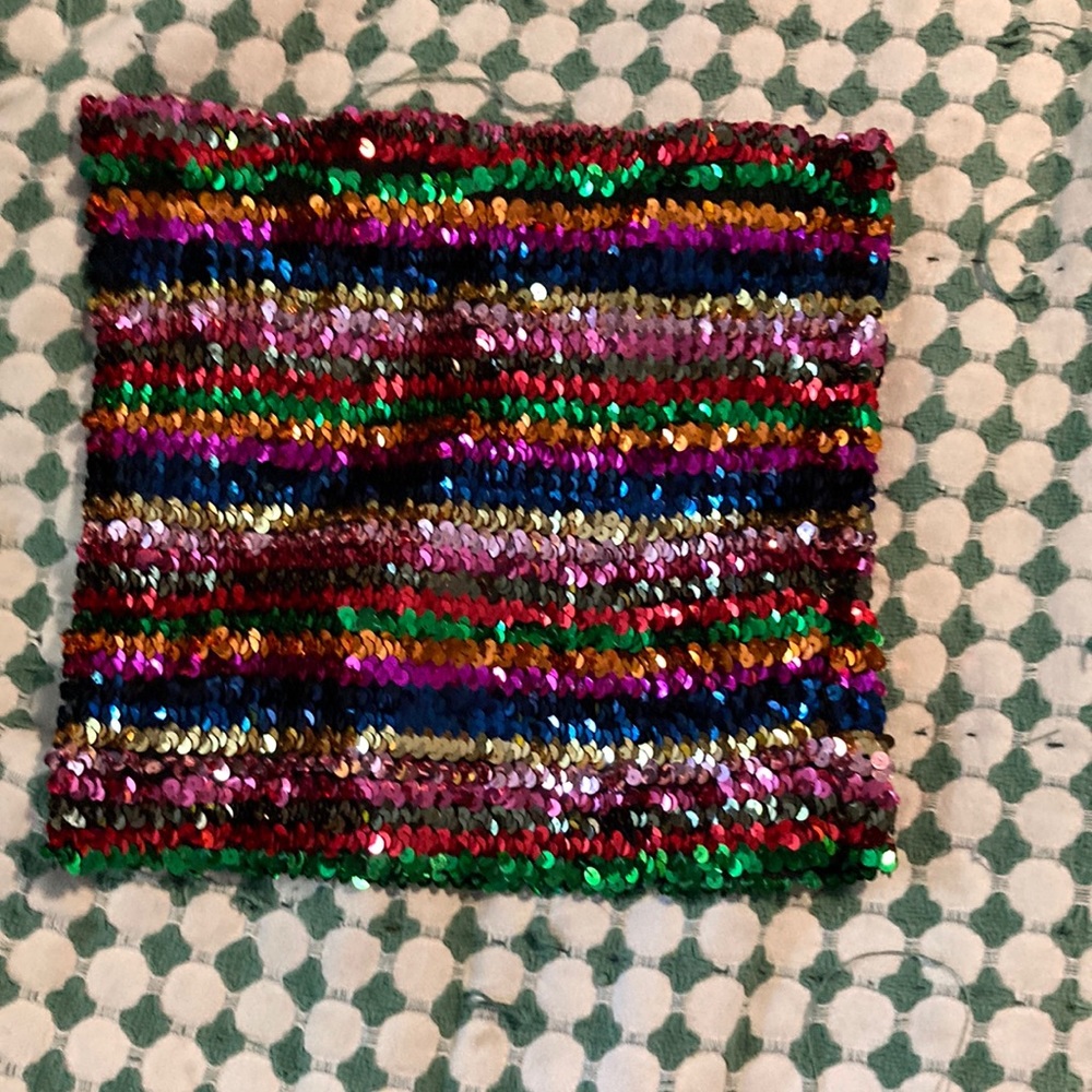 Sequin tube top